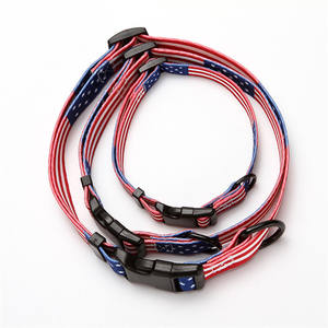 Grosir kain nilon anyaman kerah anjing bendera Amerika negara AS - Product Image 6