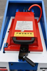 Schuh herstellung Maschinen presse Luftdruck Handbuch Single Station Sohlen pressen Befestigungs maschine - Product Image 6