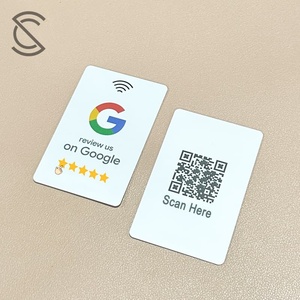 Carta di Visita RFID PVC 13.56MHz Personalizzabile con Codice QR Programmabile, NFC per Social Media e Recensioni Google - Product Image 3
