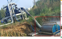 Dispositif d'aspiration d'eau autonettoyant de 10 pouces pour l'irrigation de pivot d'admission d'eau de tambour d'eau peu profonde