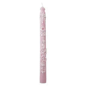 Embossed Pillar <b>Taper</b> <b>Candle</b> Handmade Scented <b>Candle</b> Wedding Decoration Valentine Gift Aromatherapy Home Decor Romantic Gift - Product Image 4