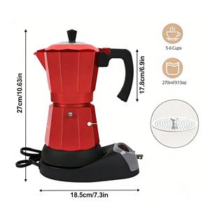 Cafetière électrique à expresso, cafetière à moka - Product Image 5