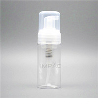 Flacon en plastique pour nettoyant visage cosmétique PET avec pompe mousse, emballage pour savon liquide 120ml 4oz