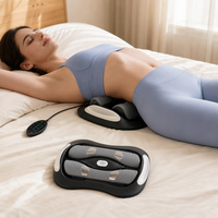 Masajeador de Cintura con Vibración y Calor de Diseño Original, con Compresa Caliente y Tracción Lumbar para Aliviar el Dolor Lumbar y Uso Doméstico