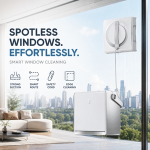 Robot de nettoyage de vitres électrique portable ECOVACS WINBOT W2 Omni avec station multifonctionnelle 6-en-1 pour usage domestique et hôtelier - Product Image 1