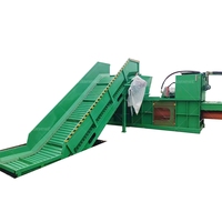 Presse à balles hydraulique automatique honnête | Prix favorable pour le compactage horizontal des emballages de déchets