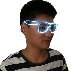 Kính mắt phát sáng khung trong suốt, đèn LED, kính phát sáng unisex, quà tặng Giáng sinh, năm mới, kính râm dạ quang, phụ kiện mắt kính - Product Image 5