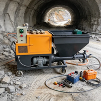 Machine de pulvérisation de mortier de ciment industriel pour grands projets