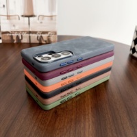 Coques de téléphone portable en cuir de luxe très vendues pour Samsung Galaxy S26 Ultra S25 Plus S24 S23 S22, coque arrière antichoc en PU