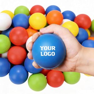 Ballon anti-stress amusant pour enfants en forme de main, en PU, avec logo, jouet à presser pour enfants, cadeaux promotionnels personnalisés - Product Image 1