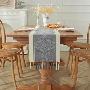 <span class=keywords><strong>Chemin</strong></span> <span class=keywords><strong>de</strong></span> <span class=keywords><strong>Table</strong></span> Rustique Style Jacquard Vintage en <span class=keywords><strong>Lin</strong></span> Chemins <span class=keywords><strong>de</strong></span> <span class=keywords><strong>Table</strong></span> Boho avec Glands pour Décoration <span class=keywords><strong>de</strong></span> <span class=keywords><strong>Table</strong></span> Maison et Usage Quotidien - Product Image 2