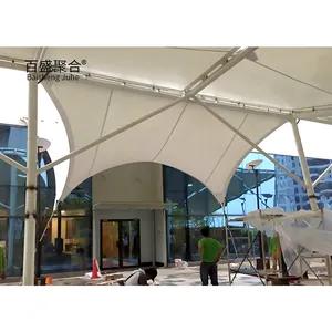주차장 및 천막 용 텐트 및 막 구조 용 PVC 패브릭 타포린