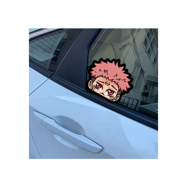 Anime Sticker Car Decals Kakashi Naruto Itachi Sasuke Demon Slayer 3D Anime Designs For Car Sticker Window