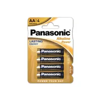 Panasonic — batterie alcaline portable AA, 50 pièces, 1.5V, batterie primaire en Blister(4)