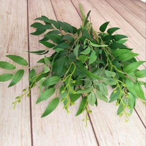 Vente chaude feuilles de saule artificielles dorées branches à vendre - Product Image 4