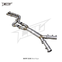 Tuyau d'échappement intermédiaire Boska SUS304 2,5 pouces 2,75 pouces pour BMW X3M/X4M F97/F98 3.0T 2019-2023 avec tuyau en Z/X