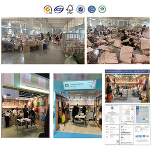 תיק נסיעות גדול ועבה מבד כותנה רב פעמי, תיק נשיאה לשוק חקלאי ולחוף הים - Product Image 6