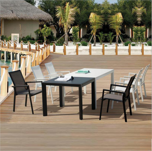 Juego de Muebles de Exterior de Aluminio Resistente <span class=keywords><strong>Manchester</strong></span>, Cómodo Conjunto de Patio con Sillas de Mimbre, Mesa de Bistró Moderna para <span class=keywords><strong>Hotel</strong></span> - Product Image 6