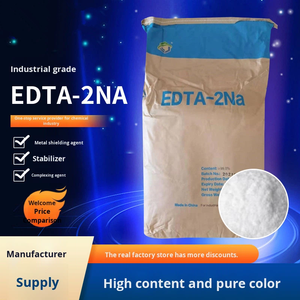 ไดโซเดียมเอทิลีนไดอะมิเนทีทราอะซิเตท 99% ผงสีขาว เกรดอุตสาหกรรม สำหรับการเพาะเลี้ยงสัตว์น้ำ ลดความขุ่นของน้ำ ขจัดสารพิษ - Product Image 3
