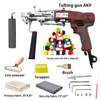 Vente directe du fabricant, pistolet à tufter électrique silencieux tout-en-un pour tapis, kit de démarrage pour la fabrication de tapis DIY