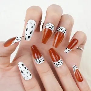 Jofay Fashion New Product Explosion Ladies Nails on Sale Manufacturers Artificial Nails Design Finger Nail Tips Full Cover Gel