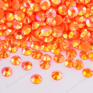 Lot en gros de strass en résine à dos plat, non thermocollants, de 2 mm à 6 mm, pour la décoration des ongles, des téléphones et des bijoux - Product Image 6