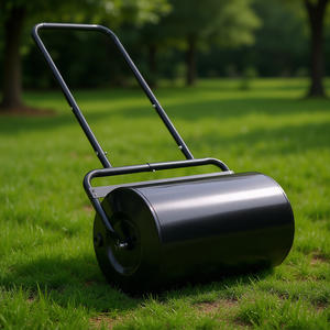 Rouleau à gazon de 20 pouces à pousser en acier galvanisé pour lisser le gazon - Fournitures de jardin - Product Image 2