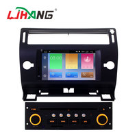 LJHANG 7 zoll 1 din Android 10.0 2 + 16G auto dvd player für Citroen C4 2006-2011 radio gps navigation