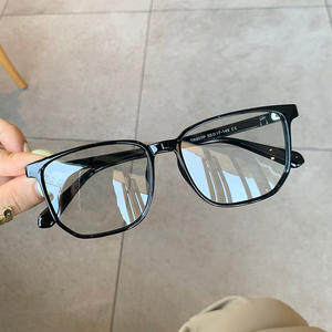 Nouvelles lunettes photochromiques anti-lumière bleue à monture carrée TR90, protection UV400, verres PC gris, lunettes de sécurité type 3, pare-soleil - Product Image 2