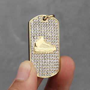 <strong>2026</strong> Hip Hop <strong>Basketball</strong> <strong>Shoes</strong> Pendant Necklace for Men, Iced Out CZ Waterproof Tarnish Free Stainless Steel Jewelry Wholesale - Product Image 2
