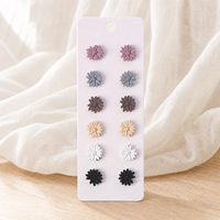 Magnet Hijab Tanpa Peniti, Penjepit Kerudung Bunga Magnetik Kuat, Bros Pin Buatan Tangan dari Paduan Seng, Aksesoris Empat Musim, 12pcs