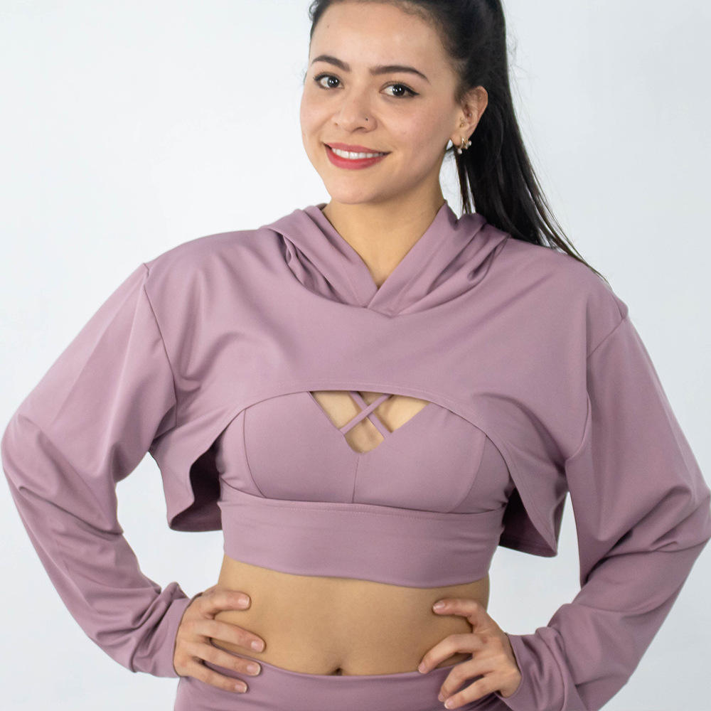 long sleeve purple