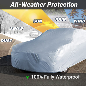 Housse de protection universelle imperméable pour voiture, en nylon Oxford, pour SUV et véhicules sportifs, pour extérieur - Product Image 2