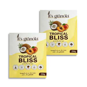 Etiqueta adhesiva de papel cobrizo a prueba de agua y aceite para tarros de granola personalizados, para envasado de alimentos de desayuno. - Product Image 2