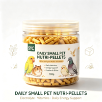 Complément Naturel OEM ODM 100g Granulés Multivitaminés Électrolytiques pour Petits Animaux Favorisant la Mémoire et l'Amélioration du Sommeil Durée de Conservation de 18 Mois
