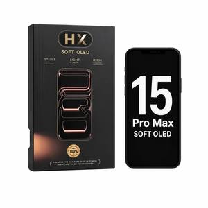 Pantalla OLED HX para iPhone 15 <span class=keywords><strong>Pro</strong></span> Max, Ensamblaje de Pantalla Táctil Super Retina <span class=keywords><strong>XDR</strong></span>, iPhone 15, 15 Plus, 15 <span class=keywords><strong>Pro</strong></span>, Alto Brillo - Product Image 2