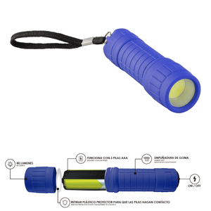 Torcia LED Soft Touch da 120 lumen, colori assortiti - Product Image 2