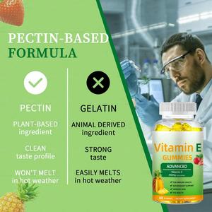 Caramelos de goma de vitamina E personalizados Suplemento de biotina y colágeno Caramelos de goma orgánicos para la salud del cabello, la piel, el corazón y los ojos - Product Image 5