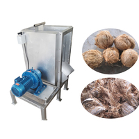 Machine à éplucher et à trancher la fibres de coco, g, éplucheuse