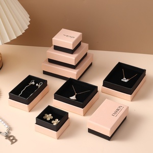 Eco Friendly Jewellery <b>Box</b> Personalized Custom logo <b>Ring</b> Necklace Earring Bracelet Packaging Cardboard Paper Drawer Jewelry <b>Box</b> - Product Image 6