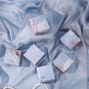 Caja de Joyería para Collares y Pendientes, Set de Joyería, Caja de Kraft para Joyas, Organizador de Anillos, Collares, Pendientes y Pulseras, Empaque para Niñas - Product Image 5