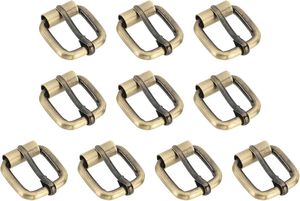 Metal <b>Roller</b> Buckle Pcs Inch Mm Belts Hardware Multi Purpose Pin Buckles For <b>Bags</b> Leather Belt Strap DIY Crafts Dog Leash Bronze - Product Image 1