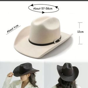 Wholesale Luxury Wooly Vintage Cowboy High Quality Custom Old School <b>Camo</b> Felt Outdoor Large Brim Four Seasons Promotional Hat - Product Image 4