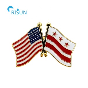 Lưu Niệm Hoa kỳ Washington D.C. Hoa anh đào Nhà Trắng ve áo Pin huy hiệu Trâm tùy chỉnh Washington <span class=keywords><strong>DC</strong></span> men Pin - Product Image 2