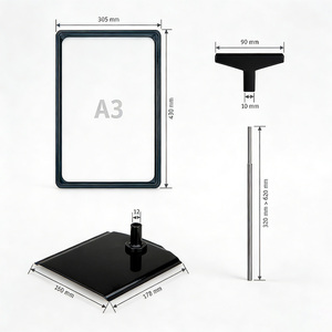 Porte-étiquettes de prix promotionnels pour supermarchés à prix abordable pour étagères - Product Image 2