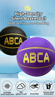 Balón de Baloncesto Silencioso de Tamaño Oficial 5, Diseño Silencioso para Práctica en Interiores y Exteriores