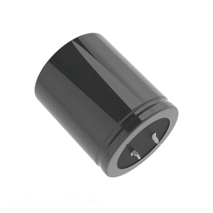 Condensador de Canal de Fabricante CAP ALUM 5600UF 20% 63V SNAP TH 5600 uF de Montaje a Través de Orificio LKG1J562MESCBK - Product Image 1