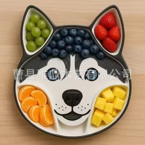 Bandeja de Frutas de Madera Maciza con Diseño de Perro, Plato de Servir con Estampado Animal para el Hogar, Modelo 1, Modelo 2, Modelo 3, Modelo 4, Modelo 5 - Product Image 4