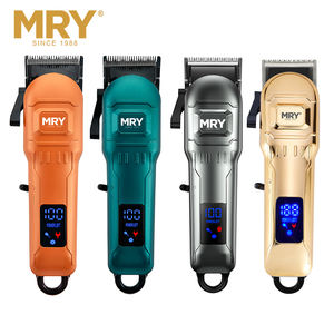 Tondeuse à cheveux électrique MRY avec écran LCD, faible bruit, lame DLC, logo personnalisé, kit de tondeuse à cheveux, machines de barbier, ensemble de tondeuses à cheveux - Product Image 5