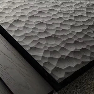 Nouvelle conception d'intérieur, panneaux en bois massif bon marché, décoration en relief 3D, design de sculpture, panneau de porte d'entrée en bois massif décoratif - Product Image 5